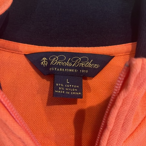 Brooks Brothers 1/4 zip Pullover. Size L. - Picture 3 of 5